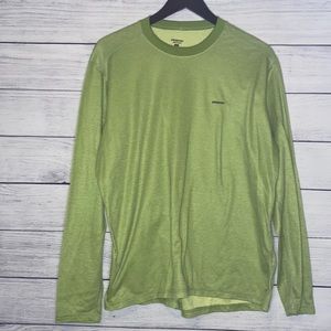 Patagonia Apilene men’s breathable long sleeve outdoor base layer shirt size L